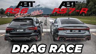 ABT Audi RS6 JA vs. ABT Audi RS7-R | DRAG RACE | Daniel Abt