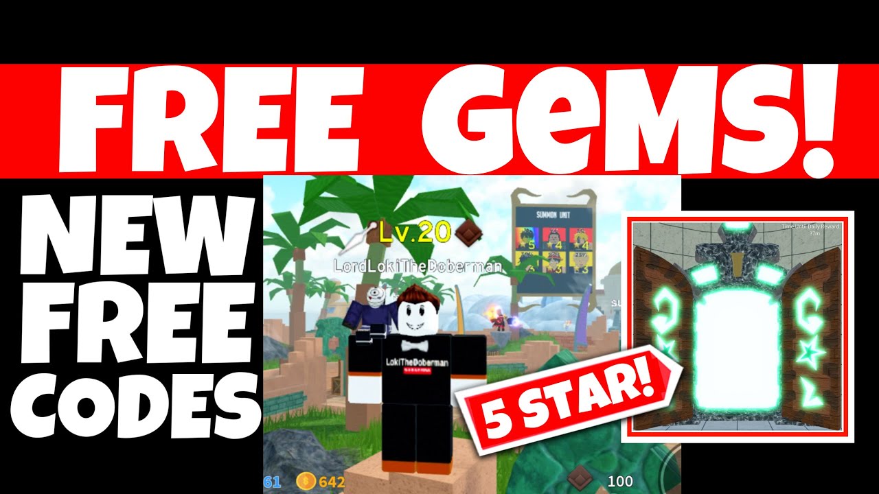 New Free Codes Astd All Star Tower Defense Summoning New 5 Star Unit Roblox Youtube