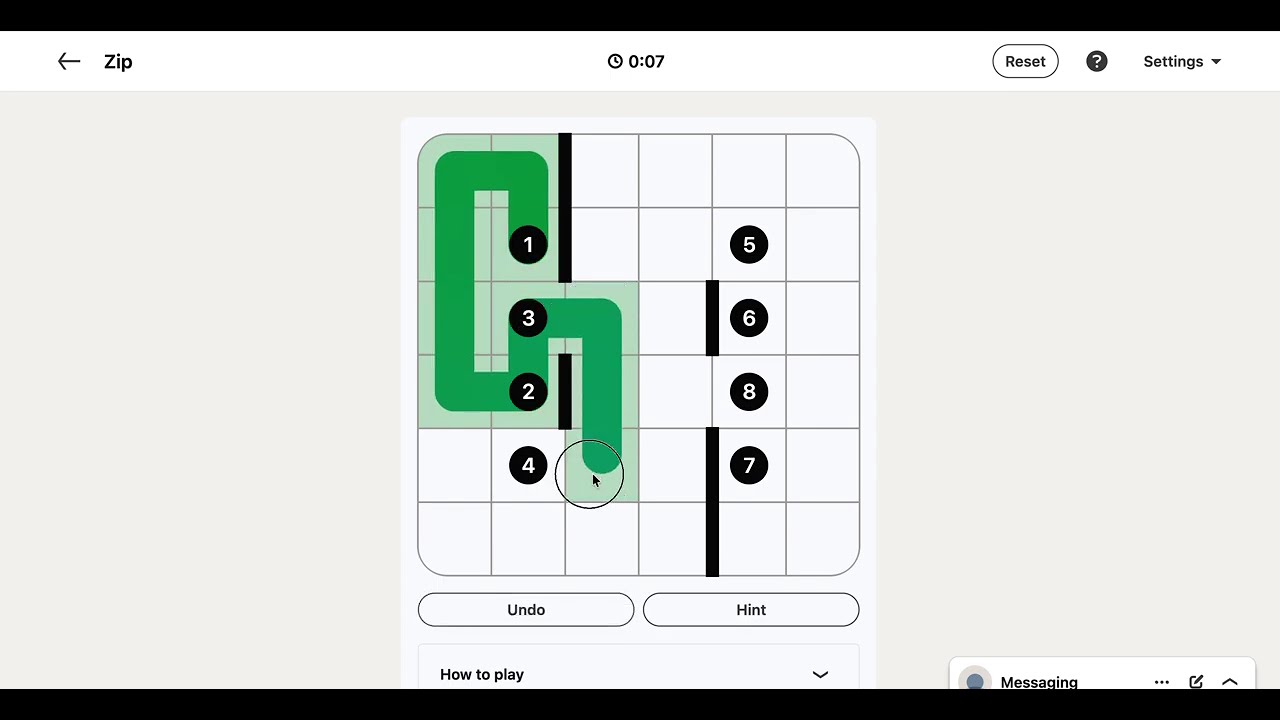 LinkedIn Zip Answer Today | 22 September 2026 - Puzzle #554