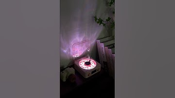 Waves vinyl player retro Bluetooth speaker white noise sound machine