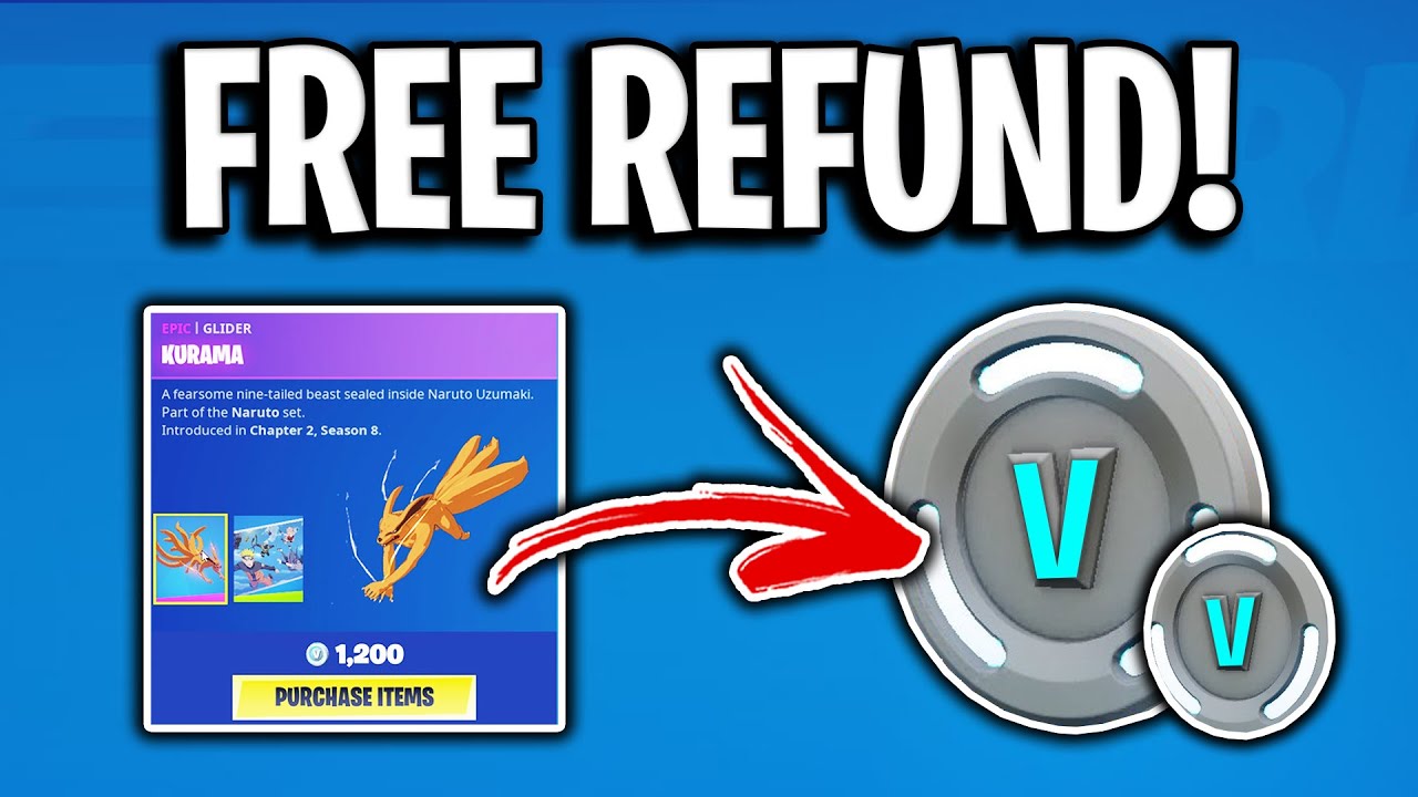 PSA: If anyone bought the Kurama bundle and also completes a Nindo  challenges you will be refunded!!! : r/FortNiteBR