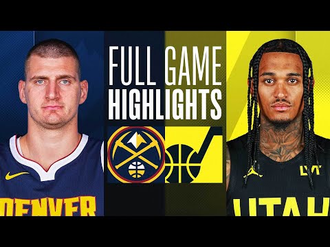 Nuggets at jazz | full game highlights | january 10, 2024