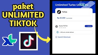 Cara Membeli Paket Internet Unlimited TikTok di my XL || Murah screenshot 5