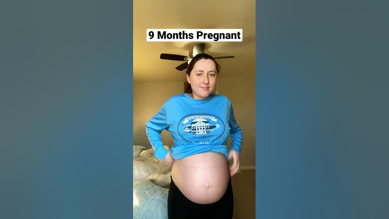 9-months-pregnant-baby-bump-update-shorts-36weeks-youtube