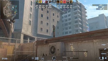 CS2 Overpass - Push out monster using this FLASH