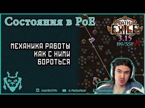 Видео: Состояния в пое и как с ними бороться? || Ailments Path of exile