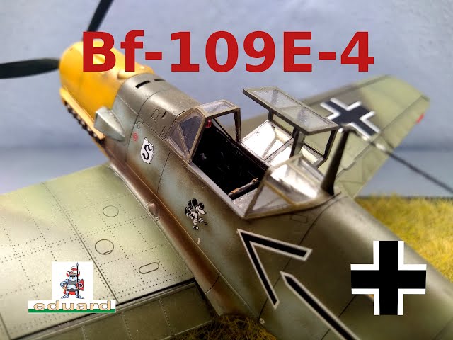 Maquette d'avion en plastique Bf109E-4/N « Galland » w/figure 1/48 -  Scientific-MHD