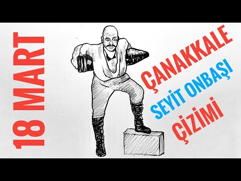 Seyit Onbaşı Çizimi | 18 Mart Çanakkale