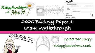 GCSE Biology 2020 Paper 1 Walkthrough