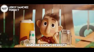 Perfect - Ed Sheeran [Lyrics]  (animation love story)