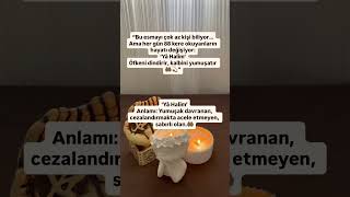 Abone Ol Bu Esmayı Her Gün 88 Kere Zikredenin Kalbi Yumuşar Ya Halim Zikri Ile Huzur Bul