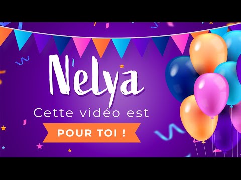 Joyeux anniversaire Nelya !