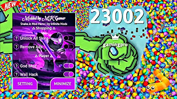 Snake game |New event Snakes Among Us Hacked | Snake io event System hacked |GodModMenu #Gamingpro