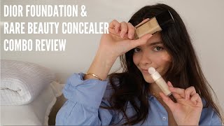 Foundation Review | DIOR FOREVER SKIN GLOW + RARE BEAUTY CONCEALER