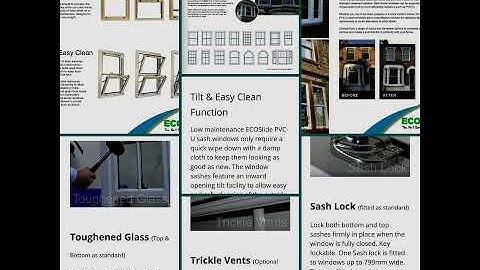 Vertical Upvc Sliding Sash Windows