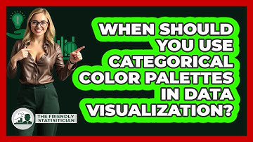 When Should You Use Categorical Color Palettes In Data Visualization? - The Friendly Statistician
