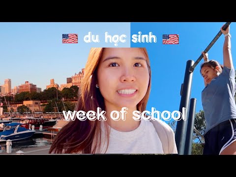 first week of school in NYC | tuần đầu tiên học năm 3 tại mỹ | du học mỹ 🇱🇷