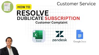 How to solve Duplicate Subscription Complaints | Customer support Training