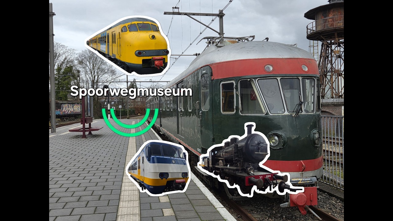 Terug naar het Spoorwegmuseum. 36 Minuten wachten sloopt planningw