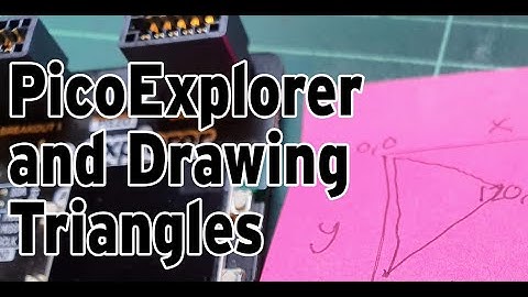 Triangles on the PiPico with MicroPython