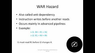 data hazards handling methods, Department of Computer science and Engineering, JSREC