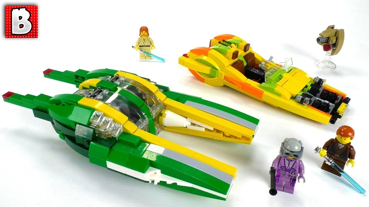 LEGO Star Wars Bounty Hunter Chase Speeders MOC Review