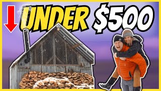 Neighbors Laughed At This $500 Off Grid Cabin Anyone Can Build But Were Amazed! (Start to Finish)