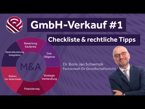 Verkauf einer GmbH: Checkliste Unternehmensverkauf