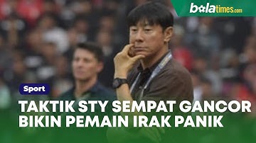 Di Balik Kekalahan Timnas Indonesia, Ada Taktik Shin Tae-yong Sempat Gancor Bikin Pemain Irak Panik