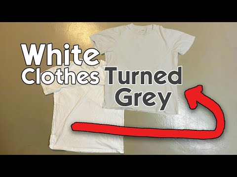 White Clothes Turning Grey? Here&#039;s how to fix them