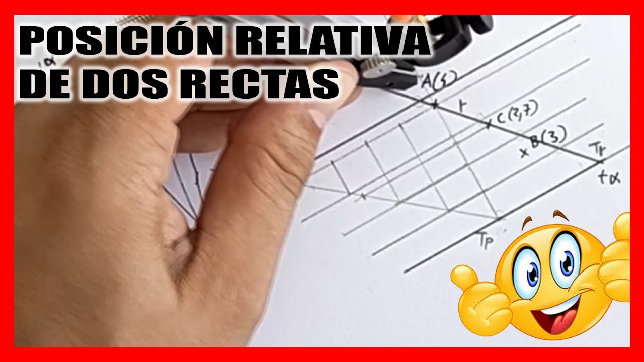 👍 Posición relativa de dos rectas 📚 Sistema de planos acotados dibujo técnico
