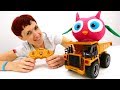 Веселая Школа с Машей Капуки Кануки - Видео для детей - ХопХоп и горка для утят
