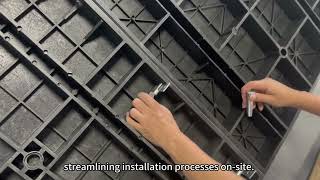 Plastic formwork stands out in construction with its impressive strength  #formwork #concrete