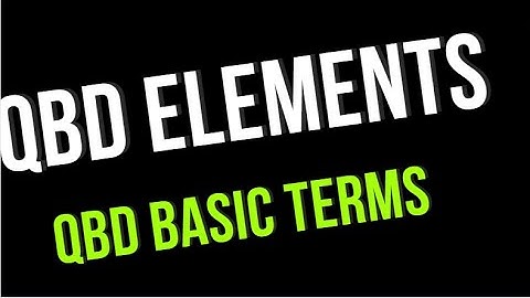 Basic Terms in QBD