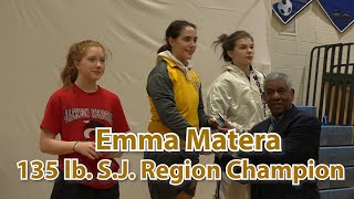 Emma Matera | Delran | 135 lb. S.J. Region Champion
