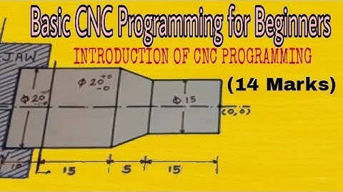 Basic CNC Programming | CNC Programming for beginners | CNC Programming |