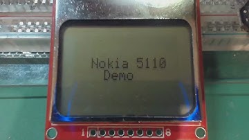 Nokia 3110/5110 LCD with AVR ATmega (setup and code)