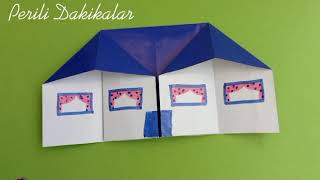 Origami Basit Ev Yapımı To Make A House Out Of Paper 31