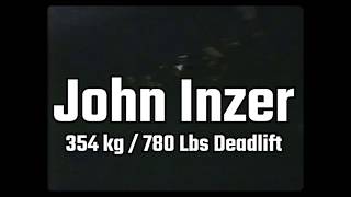 John Inzer | 354 kg 780 lbs deadlift at 75 kg /165 lbs