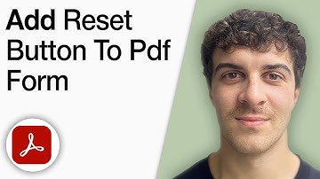 How to Add a Reset Button to a PDF Form Using Adobe Acrobat Pro [2025 Full Guide]