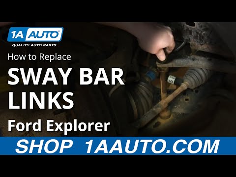 How To Install Replace Front Stabilizer Links 01-10 Ford Explorer Sport Trac