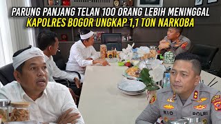 PARUNG PANJANG TELAN 100 ORANG LEBIH MEN1NGG4L | KAPOLRES BOGOR UNGKAP 1,1 TON NARK0BA