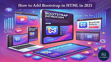 How to Add Bootstrap in HTML in 2025  @ApnaCollegeOfficial @programmingwithmosh @anisul-islam