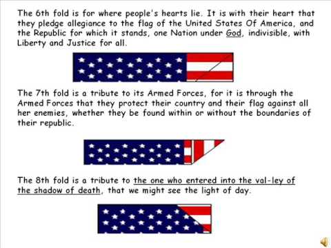 The Meaning Of A Flag Draped Coffin The Folding Of The United States Flag Youtube