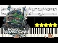 Merry go round of life   howls moving castle   ost piano tutorial 