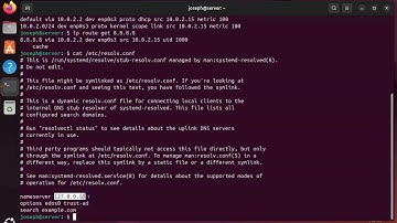 Finding your IP Address/Mask, Default Gateway, and DNS Server from the Ubuntu Command Line