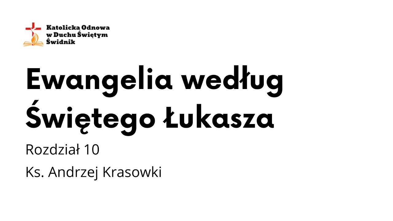 Sprawdzian Z Ewangeli Sw.lukasza