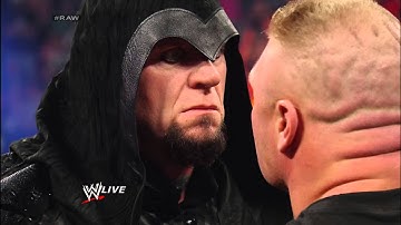 Brock Lesnar is surprised by the return of The Undertaker  Raw, Feb  24, 2014 1280x720