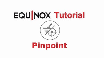 Minelab Equinox pinpoint mode tutorial