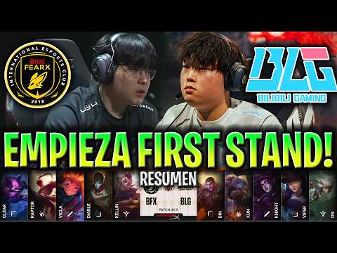 EMPIEZA el FIRST STAND con EL DUELO de LCK vs LPL! 😱ÉPICO!🔥| BLG vs BFX Resumen Completo First Stand